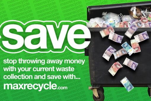 Save… stop throwing away money with your current waste collection and save with Max Recycle! Save Stop Throwing Away Money With Your Current Waste Collection And Save With Max Recycle